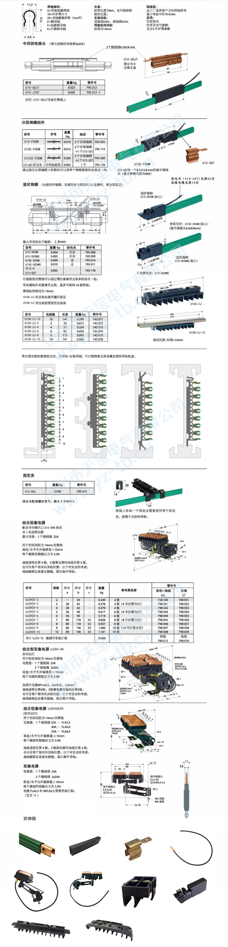 揚(yáng)州天寶U10滑觸線樣冊(cè)_0